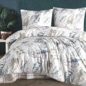 Pościel flanelowa 140x200 31505/1 biała wielokolorowa liście z jedną poszewką Flanelove Pościel flanelowa 140x200 31505/1 biała wielokolorowa liście z jedną poszewką Flanelove