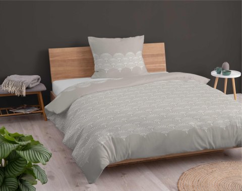 Pościel flanelowa 140x200 beżowa rozeta z jedną poszewką 4951 A Flanela 2024 Pościel flanelowa 140x200 beżowa rozeta z jedną poszewką 4951 A Flanela 2024