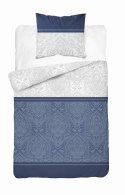 Pościel flanelowa 140x200 granatowa ornamenty z jedną poszewką 4950 A Flanela 2024 Pościel flanelowa 140x200 granatowa ornamenty z jedną poszewką 4950 A Flanela 2024