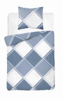 Pościel flanelowa 140x200 niebieska kratka z jedną poszewką 4955 B Flanela 2024 Pościel flanelowa 140x200 niebieska kratka z jedną poszewką 4955 B Flanela 2024