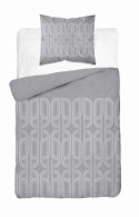 Pościel flanelowa 140x200 szara geometria z jedną poszewką 4941 A Flanela 2024 Pościel flanelowa 140x200 szara geometria z jedną poszewką 4941 A Flanela 2024