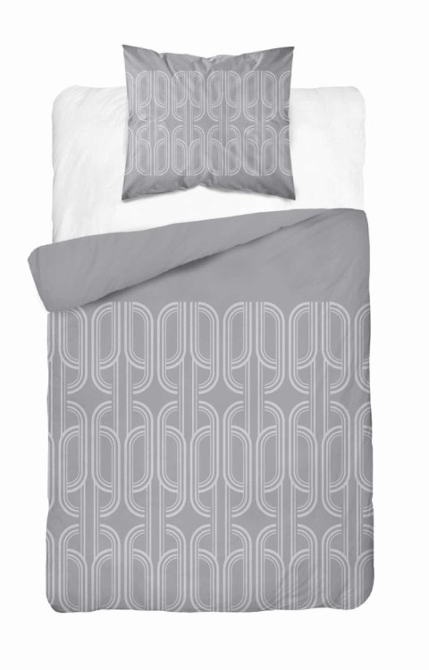 Pościel flanelowa 140x200 szara geometria z jedną poszewką 4941 A Flanela 2024 Pościel flanelowa 140x200 szara geometria z jedną poszewką 4941 A Flanela 2024