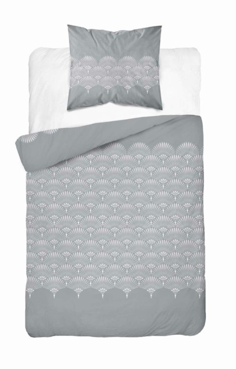Pościel flanelowa 140x200 szara rozeta z jedną poszewką 4951 B Flanela 2024 Pościel flanelowa 140x200 szara rozeta z jedną poszewką 4951 B Flanela 2024