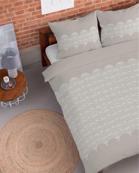 Pościel flanelowa 160x200 beżowa rozeta ornamenty 4951 A Flanela 2024 Pościel flanelowa 160x200 beżowa rozeta ornamenty 4951 A Flanela 2024