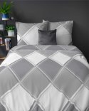 Pościel flanelowa 160x200 szara kratka 4955 A Flanela 2024 Pościel flanelowa 160x200 szara kratka 4955 A Flanela 2024