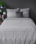 Pościel flanelowa 160x200 szara rozeta 4951 B Flanela 2024 Pościel flanelowa 160x200 szara rozeta 4951 B Flanela 2024