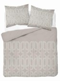 Pościel flanelowa 220x200 beżowa geometria 4941 B Flanela 2024 Pościel flanelowa 220x200 beżowa geometria 4941 B Flanela 2024