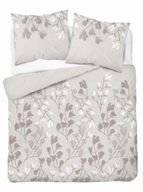 Pościel flanelowa 220x200 beżowa liście 4954 A Flanela 2024 Pościel flanelowa 220x200 beżowa liście 4954 A Flanela 2024