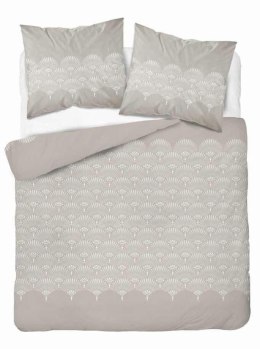 Pościel flanelowa 220x200 beżowa rozeta 4951 A Flanela 2024