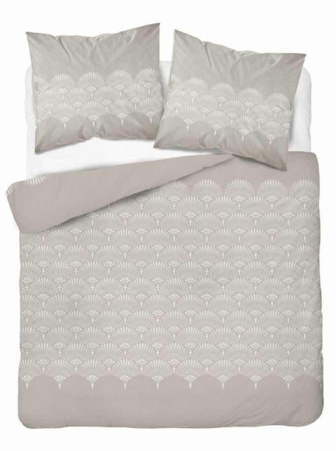 Pościel flanelowa 220x200 beżowa rozeta 4951 A Flanela 2024 Pościel flanelowa 220x200 beżowa rozeta 4951 A Flanela 2024