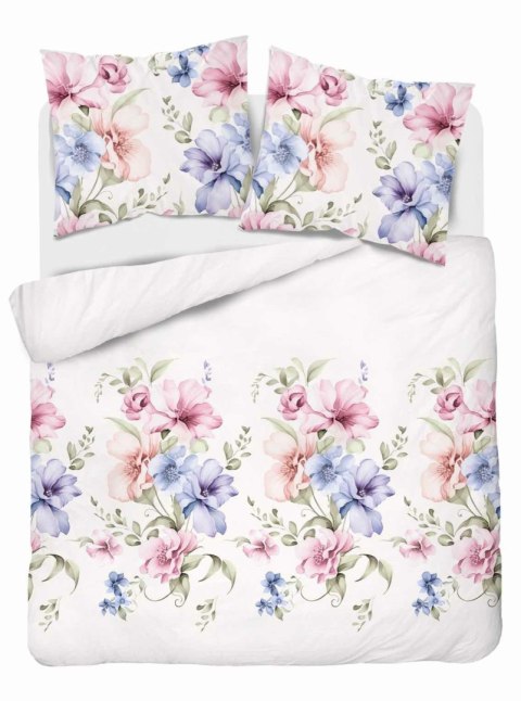 Pościel flanelowa 220x200 biała kolorowa kwiaty 4949 A Flanela 2024 Pościel flanelowa 220x200 biała kolorowa kwiaty 4949 A Flanela 2024