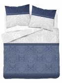 Pościel flanelowa 220x200 granatowa ornamenty 4950 A Flanela 2024 Pościel flanelowa 220x200 granatowa ornamenty 4950 A Flanela 2024