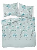 Pościel flanelowa 220x200 miętowa kwiaty 4953 B Flanela 2024 Pościel flanelowa 220x200 miętowa kwiaty 4953 B Flanela 2024