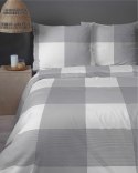 Pościel flanelowa 220x200 szara kratka 4944 A Flanela 2024 Pościel flanelowa 220x200 szara kratka 4944 A Flanela 2024