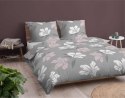 Pościel flanelowa 220x200 szara kwiaty 4945 A Flanela 2024 Pościel flanelowa 220x200 szara kwiaty 4945 A Flanela 2024