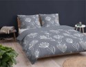 Pościel flanelowa 220x200 szara kwiaty 4946 B Flanela 2024 Pościel flanelowa 220x200 szara kwiaty 4946 B Flanela 2024