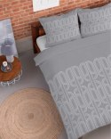Pościel flanelowa 220x200 szara listki 4941 A Flanela 2024 Pościel flanelowa 220x200 szara listki 4941 A Flanela 2024