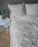 Pościel flanelowa 220x200 szara listki 4941 A Flanela 2024 Pościel flanelowa 220x200 szara listki 4941 A Flanela 2024