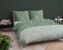 Pościel flanelowa 220x200 zielona geometria 4947 A Flanela 2024 Pościel flanelowa 220x200 zielona geometria 4947 A Flanela 2024