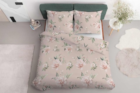 Pościel satynowa 220x200 różowa biała kwiaty 5056A Home Satin 27 Pościel satynowa 220x200 różowa biała kwiaty 5056A Home Satin 27