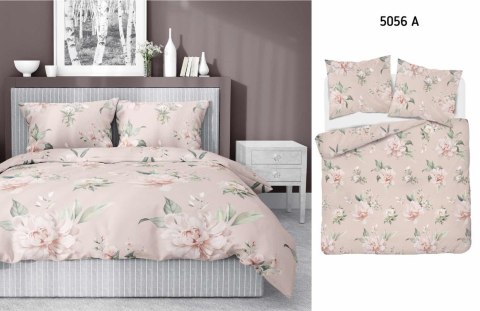 Pościel satynowa 220x200 różowa biała kwiaty 5056A Home Satin 27 Pościel satynowa 220x200 różowa biała kwiaty 5056A Home Satin 27