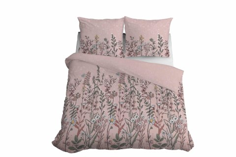 Pościel satynowa 220x200 różowa zielona kwiaty 5060B Home Satin 27 Pościel satynowa 220x200 różowa zielona kwiaty 5060B Home Satin 27