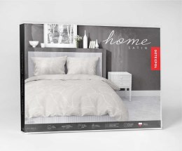 Pościel satynowa 220x200 szara biała kwiaty 5059A Home Satin 27