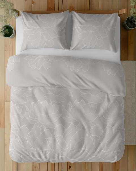 Pościel satynowa 220x200 szara biała kwiaty 5059A Home Satin 27 Pościel satynowa 220x200 szara biała kwiaty 5059A Home Satin 27