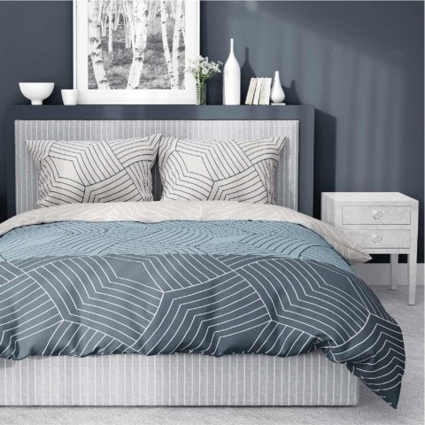 Pościel satynowa 220x200 szara niebieska beżowa ornamenty 5058B Home Satin 27 Pościel satynowa 220x200 szara niebieska beżowa ornamenty 5058B Home Satin 27