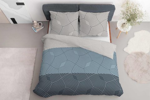 Pościel satynowa 220x200 szara niebieska beżowa ornamenty 5058B Home Satin 27 Pościel satynowa 220x200 szara niebieska beżowa ornamenty 5058B Home Satin 27