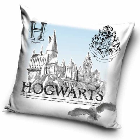 Poszewka dekoracyjna 40x40 Harry Potter biała niebieska welwetowa 12 Carbotex Poszewka dekoracyjna 40x40 Harry Potter biała niebieska welwetowa 12 Carbotex