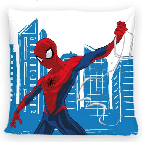 Poszewka dekoracyjna 40x40 Spiderman niebieska biała welwetowa 12 Carbotex Poszewka dekoracyjna 40x40 Spiderman niebieska biała welwetowa 12 Carbotex