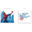 Poszewka dekoracyjna 40x40 Spiderman niebieska biała welwetowa 12 Carbotex Poszewka dekoracyjna 40x40 Spiderman niebieska biała welwetowa 12 Carbotex