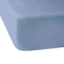 Prześcieradło satynowe z gumką 120x200 niebieskie 009 Darymex