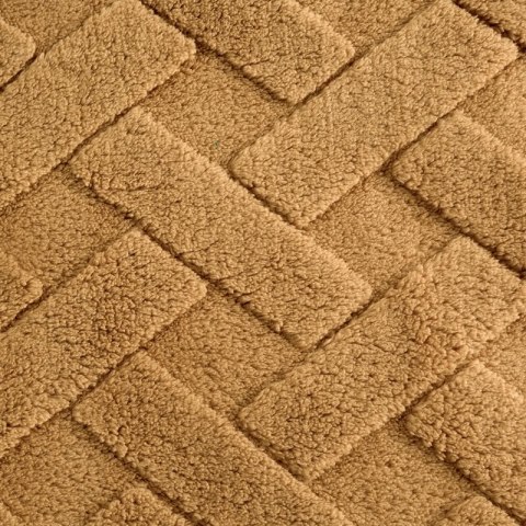Koc narzuta 200x220 Caro miodowy z mikrofibry D91 Koc narzuta 200x220 Caro miodowy z mikrofibry D91
