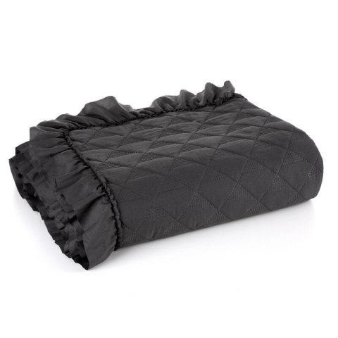 Narzuta Vanesa 170x210 czarna z falbanką Eurofirany Narzuta Vanesa 170x210 czarna z falbanką Eurofirany
