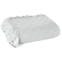 Narzuta Vanesa 170x210 srebrna z falbanką Eurofirany Narzuta Vanesa 170x210 srebrna z falbanką Eurofirany