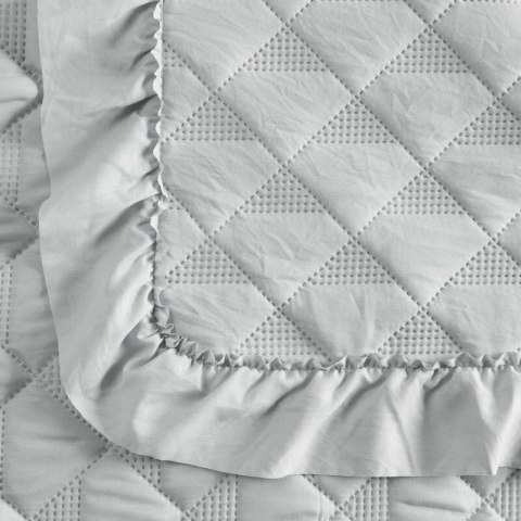 Narzuta Vanesa 170x210 srebrna z falbanką Eurofirany Narzuta Vanesa 170x210 srebrna z falbanką Eurofirany