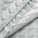 Narzuta Vanesa 170x210 srebrna z falbanką Eurofirany Narzuta Vanesa 170x210 srebrna z falbanką Eurofirany