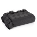 Narzuta Vanesa 200x220 czarna z falbanką Eurofirany Narzuta Vanesa 200x220 czarna z falbanką Eurofirany