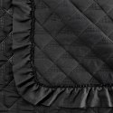 Narzuta Vanesa 200x220 czarna z falbanką Eurofirany Narzuta Vanesa 200x220 czarna z falbanką Eurofirany