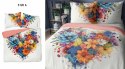Pościel bawełniana 220x200 5120A biała wielokolorowa Holland Home 33 Pościel bawełniana 220x200 5120A biała wielokolorowa Holland Home 33
