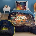 Pościel świecąca w ciemności 140x200 4905 A Crazy universe granatowa niebieska ciemna wielokolorowa planety Fluo 78 Pościel świecąca w ciemności 140x200 4905 A Crazy universe granatowa niebieska ciemna wielokolorowa planety Fluo 78