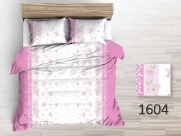 Pościel z kory 160x200 biała różowa kwiatki 1604N Koralove Darymex