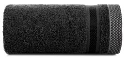 Ręcznik Abbie 70x140 czarny frotte bawełniany 500 g/m2 Eurofirany