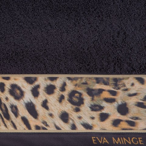 Ręcznik Eva 23 70x140 czarny frotte bawełniany 500 g/m2 Eva Minge Eurofirany Ręcznik Eva 23 70x140 czarny frotte bawełniany 500 g/m2 Eva Minge Eurofirany