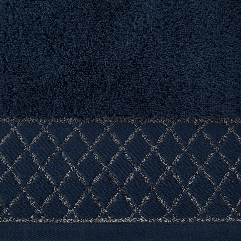 Ręcznik Layla 30x50 cm granatowy frotte bawełniany 500 g/m2 Eurofirany Ręcznik Layla 30x50 cm granatowy frotte bawełniany 500 g/m2 Eurofirany