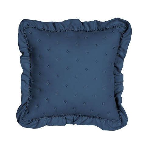 WERONA Poszewka dekoracyjna z falbaną, 40x40cm, kolor 002 niebieski WERONA/POP/002/040040/1 WERONA Poszewka dekoracyjna z falbaną, 40x40cm, kolor 002 niebieski WERONA/POP/002/040040/1