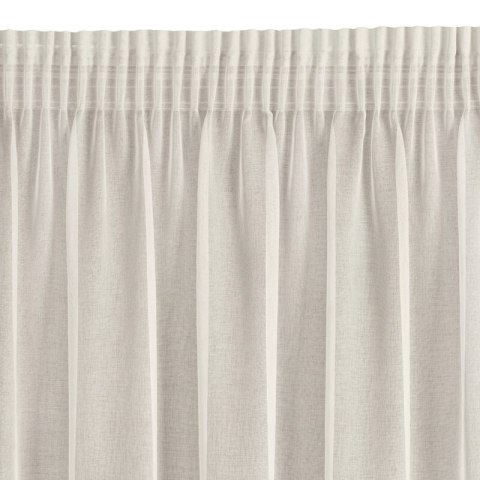 Firana 140x250 Carli beżowa z falbanami gotowa na taśmie Eurofirany Firana 140x250 Carli beżowa z falbanami gotowa na taśmie Eurofirany