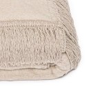Koc bawełniany akrylowy 150x200 0293/10 taupe beżowy narzuta pled Koc bawełniany akrylowy 150x200 0293/10 taupe beżowy narzuta pled